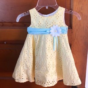 Little Girls Yellow Dress